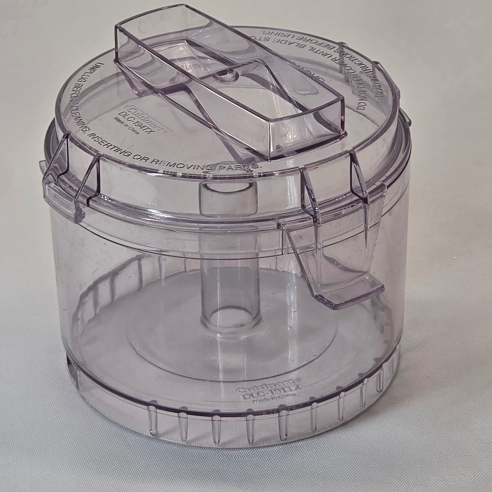 Cuisinart Food Processor Bowl & Lid DLC-191TX DLC-194TX Clear Excellent Parts